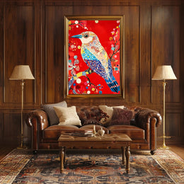 Vibrant Bird Wall Art Poster Decorative Print
