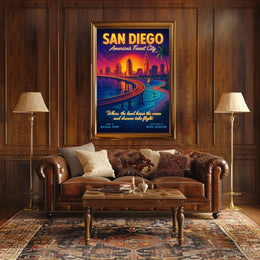 San Diego Americas Finest City Poster