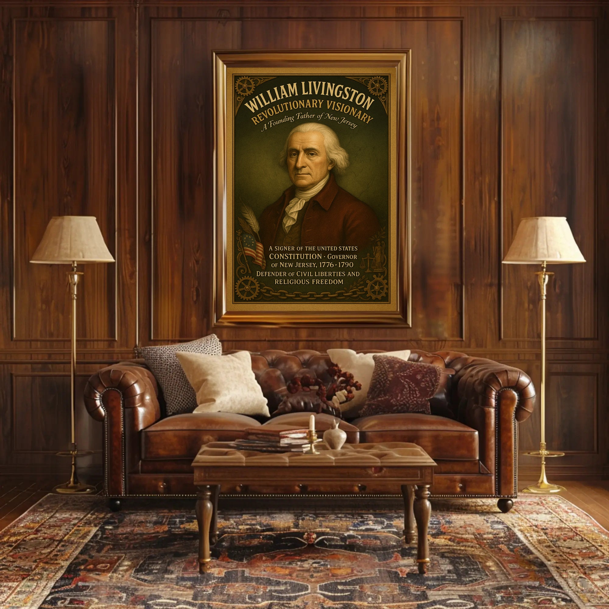 William Livingston Founding Father Historical or Presidential Poster