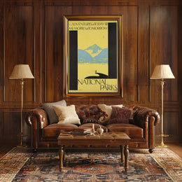 National Parks Vintage Travel Poster Art Print