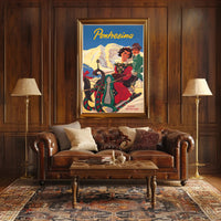 Vibrant Pontresina Winter Travel Scene Poster PosterGoat