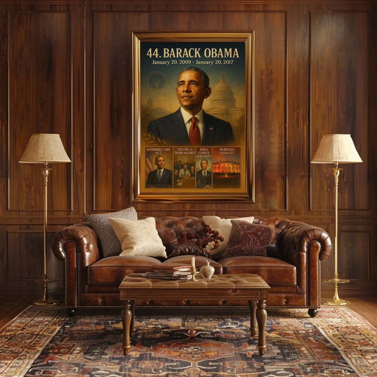 Barack Obama Legacy Art Print Historical or Presidential Poster