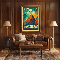 Fly to Montserrat Poster