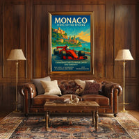 Monaco Jewel of the Riviera Poster