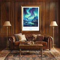 Northern Lights in Iceland Poster