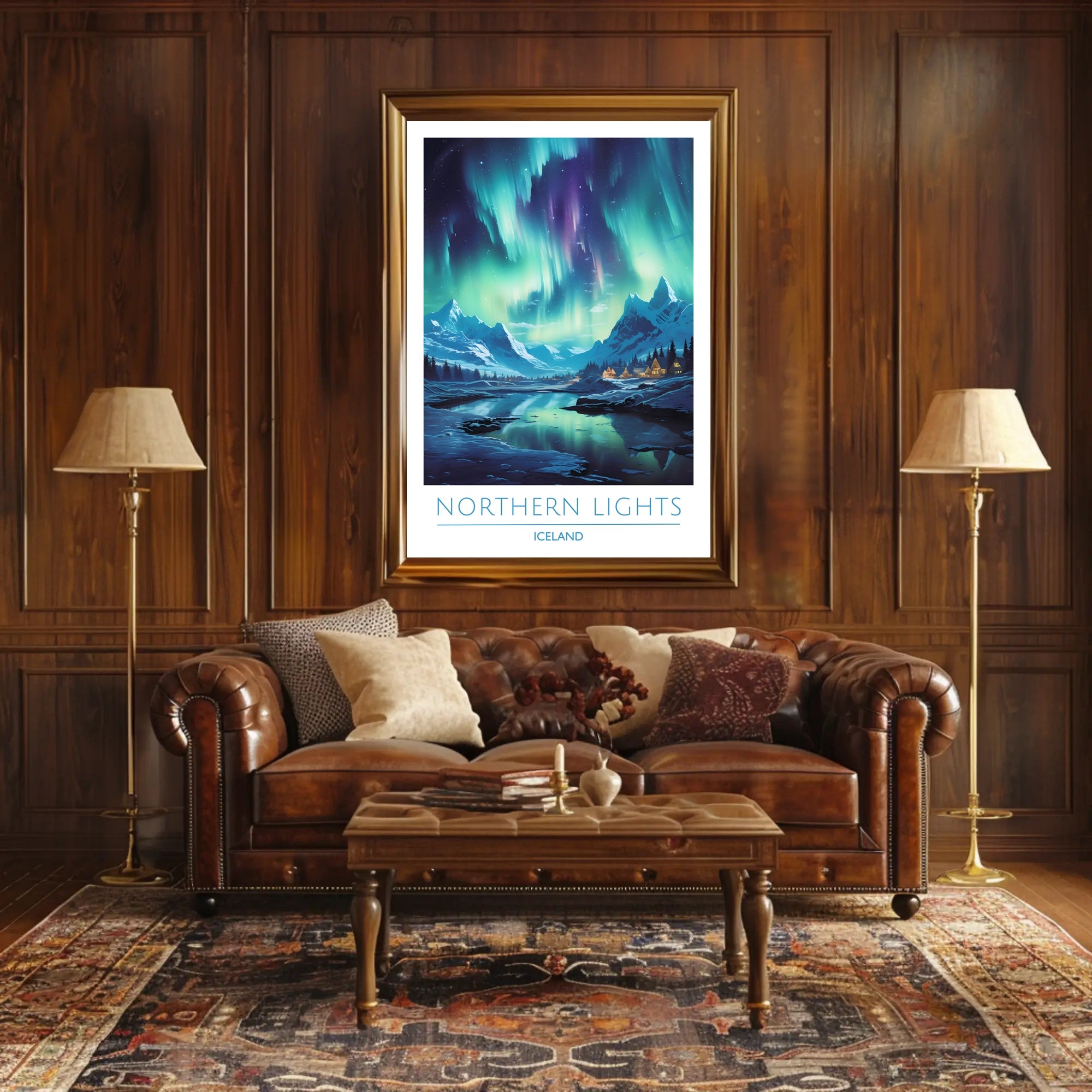 Northern Lights in Iceland Poster