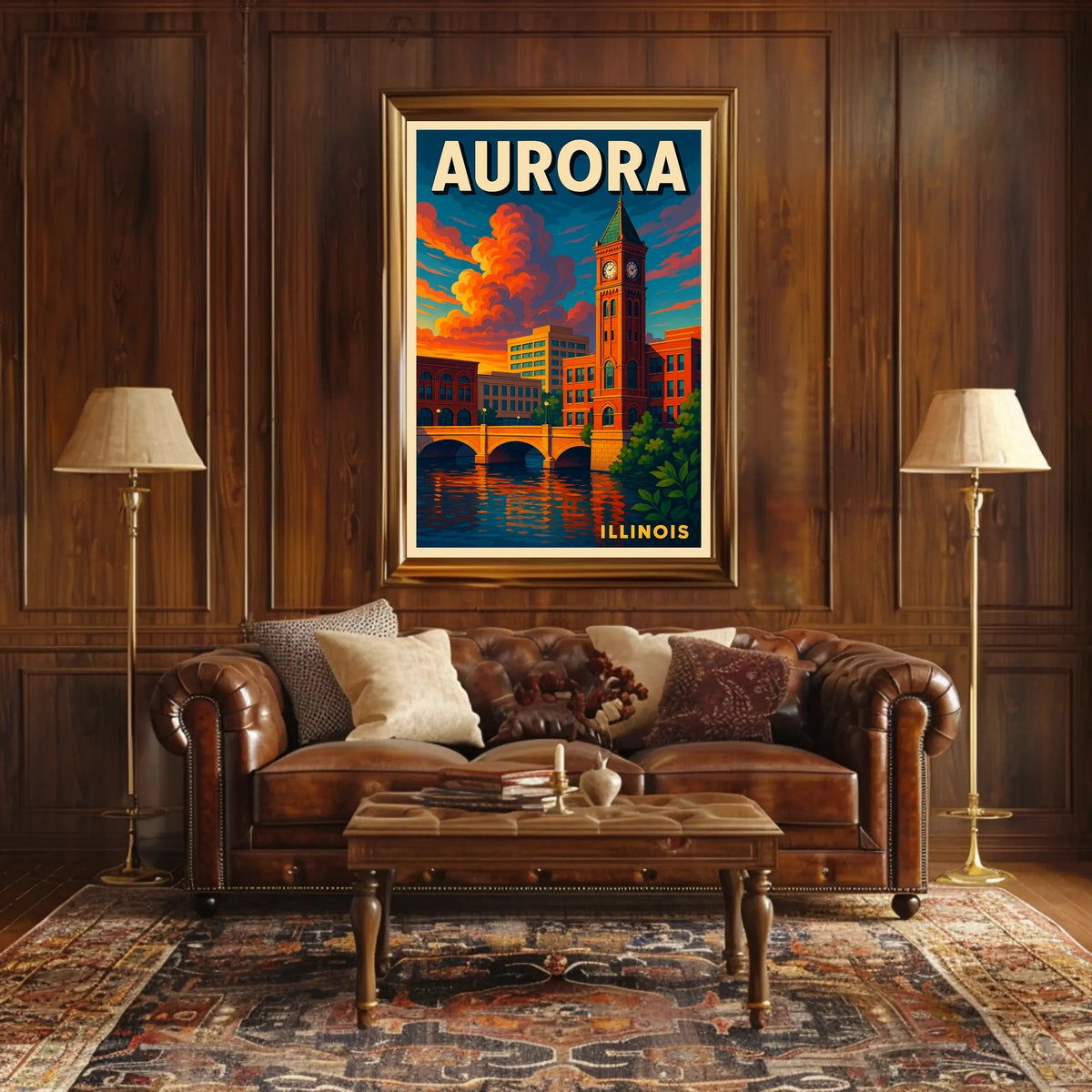 Aurora, Illinois Poster