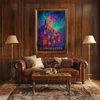 Gjirokastër Enchantment: Mystical Albanian Town Art Poster