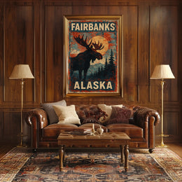 Fairbanks Alaska Scenic Majesty Wanderlust Poster