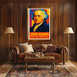 John Adams 2nd President Poster