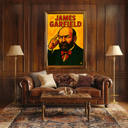 James Garfield Heritage Portrait Wanderlust Decor Poster