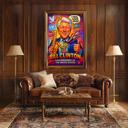 Bill Clinton 42nd President Poster PosterGoat