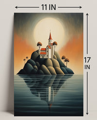 Enchanted Island Church Poster PosterGoat