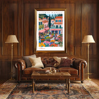 Flower Market in Athens Poster PosterGoat