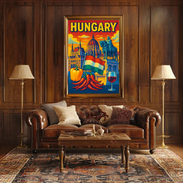 Vibrant Hungary Poster