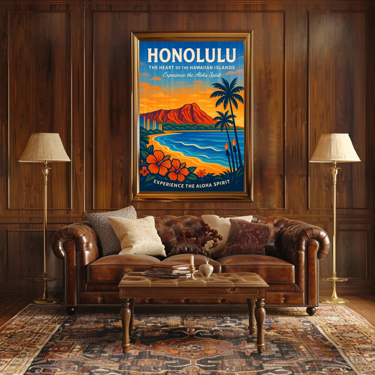 Experience the Aloha Spirit Honolulu Poster