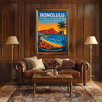 Experience the Aloha Spirit Honolulu Poster