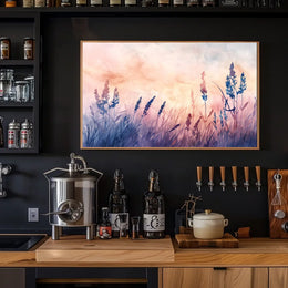 Serene Nature-Inspired Watercolor Landscape Art Poster