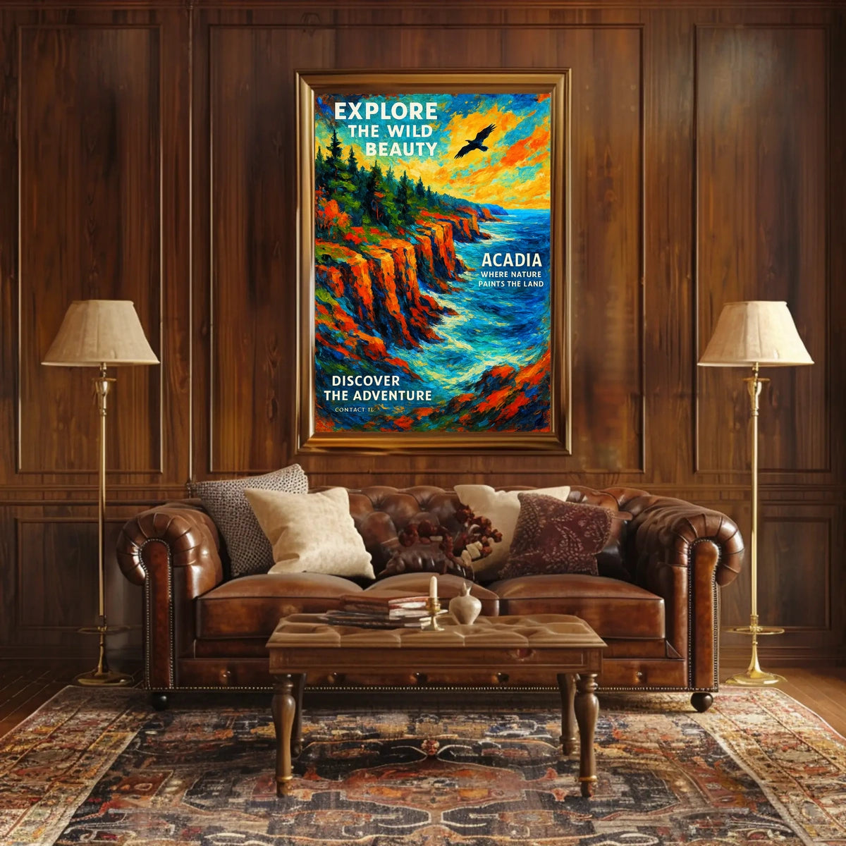 Explore the Wild Beauty of Acadia Poster