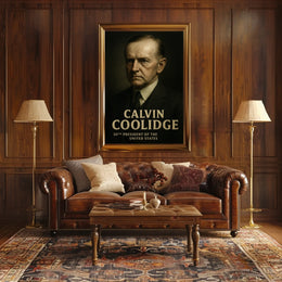 Calvin Coolidge 30th President Poster Wall Art Decor