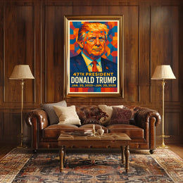 Donald Trump 47th President Poster