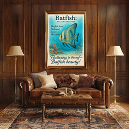 Batfish Salt Water Wonder Poster