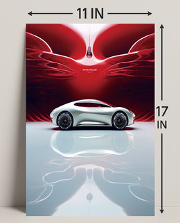 Futuristic Elegance Poster
