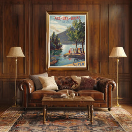 Aix-Les-Bains Le Lac Poster