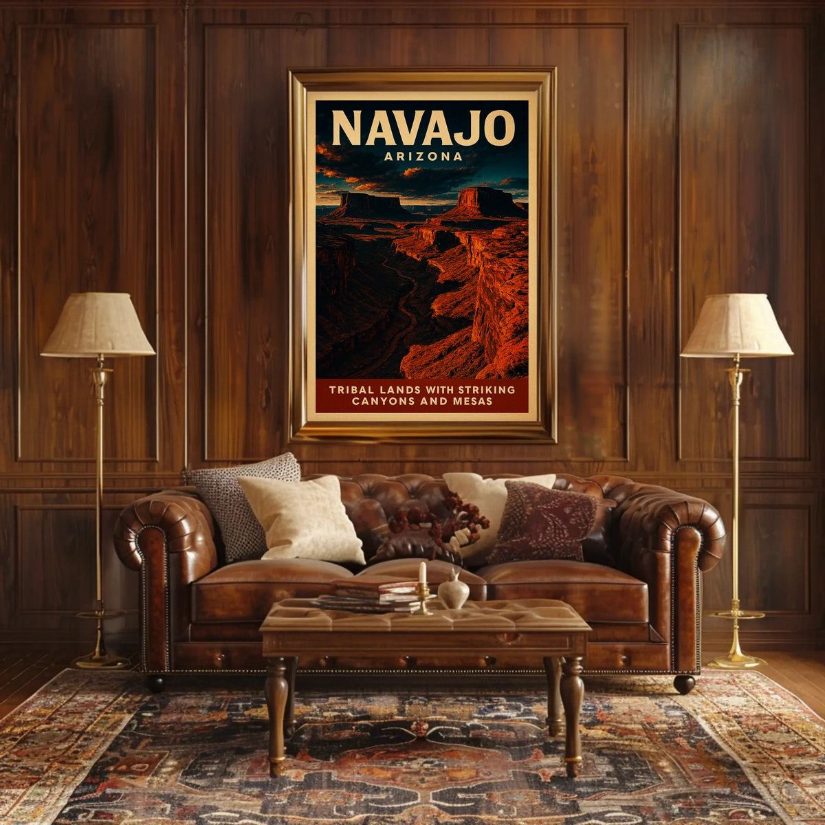 Navajo Arizona Tribal Lands Poster