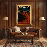 Navajo Arizona Tribal Lands Poster