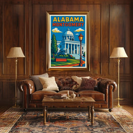 Alabama Montgomery Poster