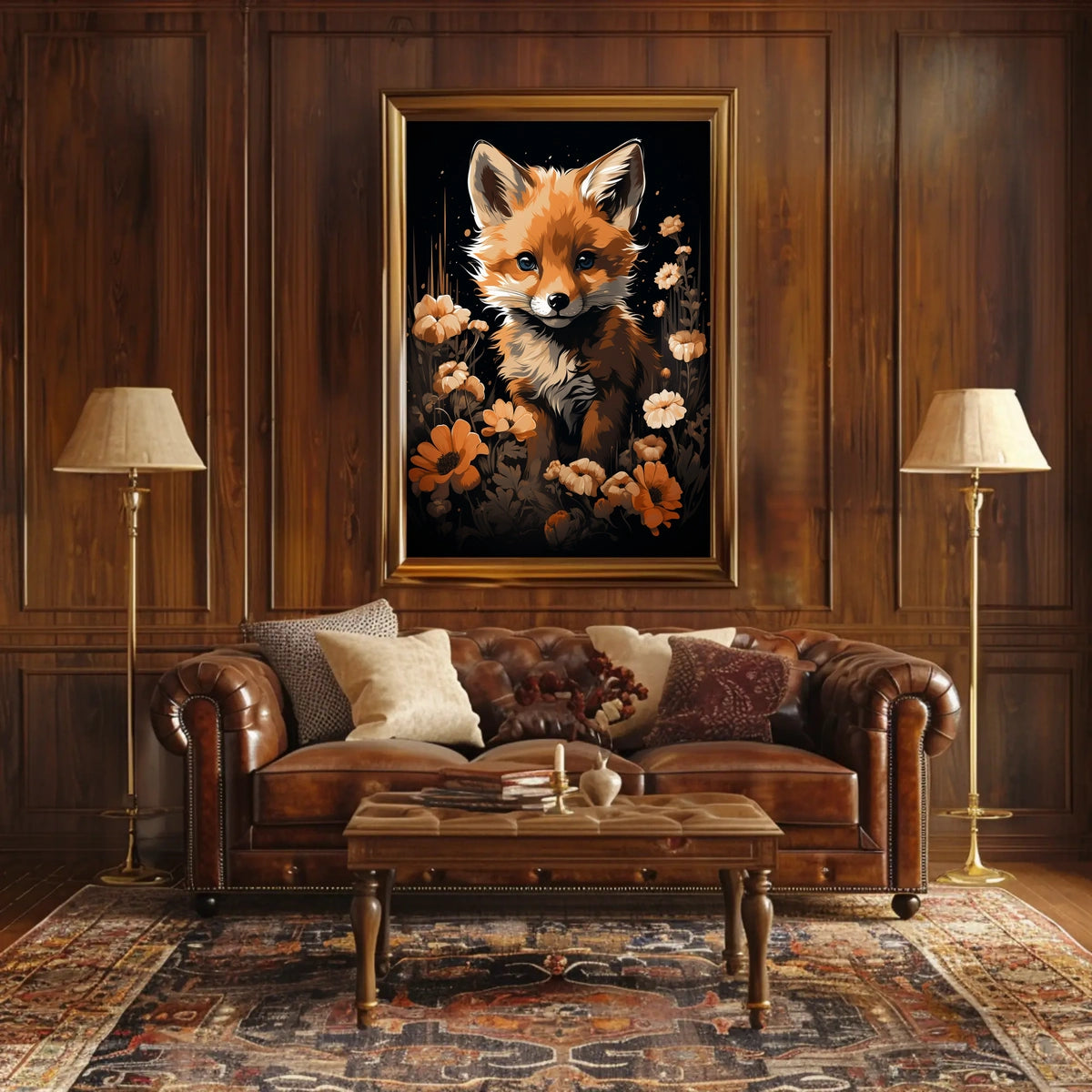 Enchanted Fox in Bloom