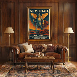 St. Michael The Divine Warrior Poster