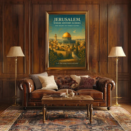 Jerusalem Where History Echoes Poster