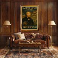 Zachary Taylor Serious Military Attire Historical or Presidential Poster
