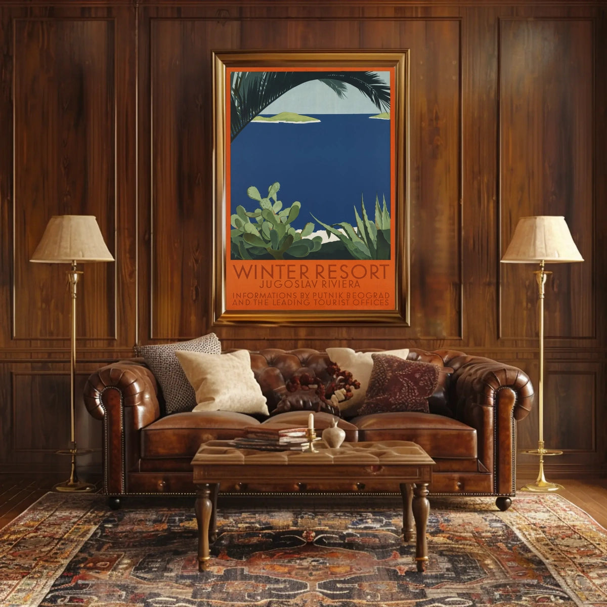 Winter Resort Jugoslav Riviera Poster