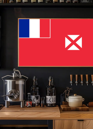 Wallis and Futuna Flag Patriotic Display Country Flag Poster