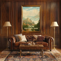 Zion National Park Poster