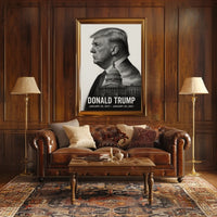 Donald Trump 45th President of the United States Reflections Poster