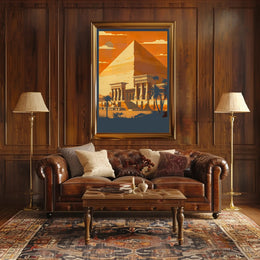 Ancient Oasis Poster