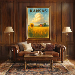 Kansas Landscape Poster