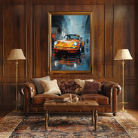 Urban Elegance Classic Car Art Poster PosterGoat