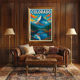 Colorado Mountain Landscape Poster