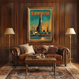 Bangkok Skyline Poster