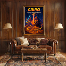 Cairo – Pyramid Power Unleashed Poster PosterGoat