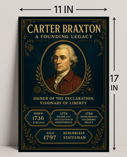 Carter Braxton A Founding Legacy Poster PosterGoat