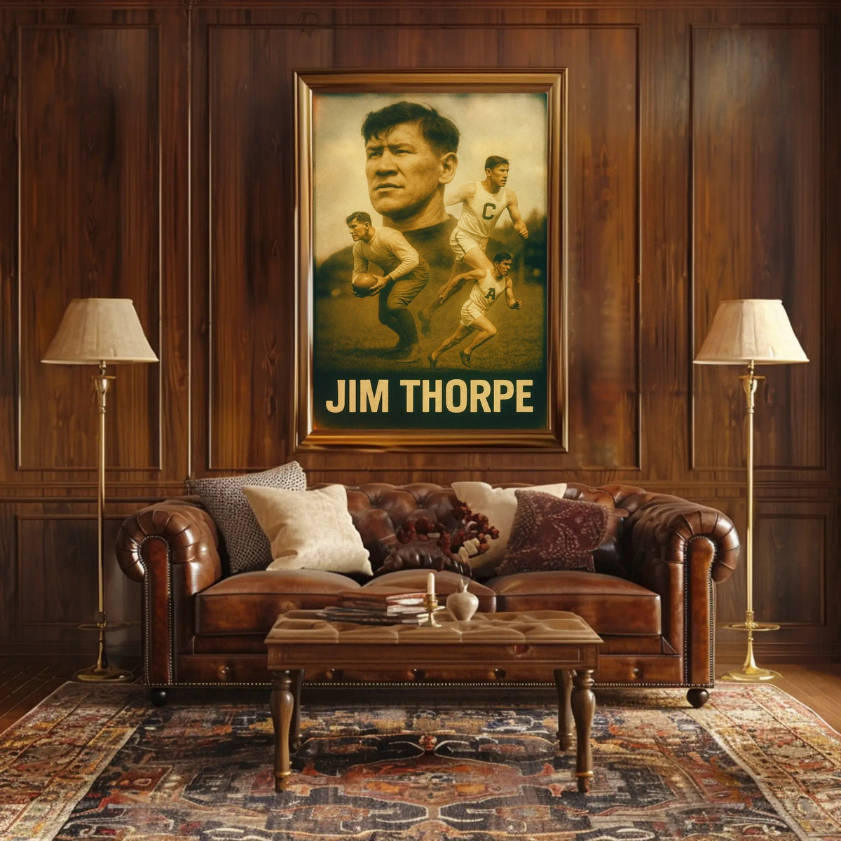 Jim Thorpe Legendary Athlete Poster