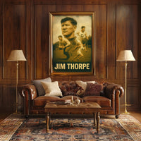 Jim Thorpe Legendary Athlete Poster