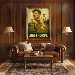 Jim Thorpe Legendary Athlete Poster