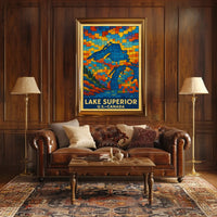 Lake Superior Mosaic Poster